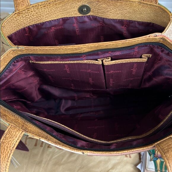 Anuschka Genuine Painted Leather Matching Set NWT - Picture 9 of 12